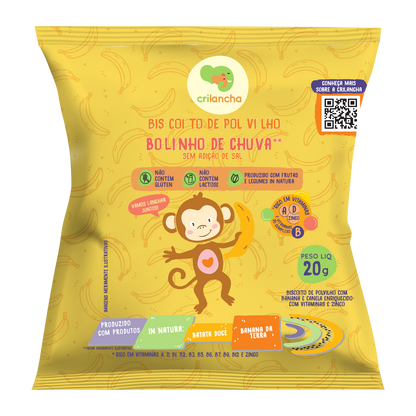 Biscoito de polvilho - Bolinho de Chuva 20g